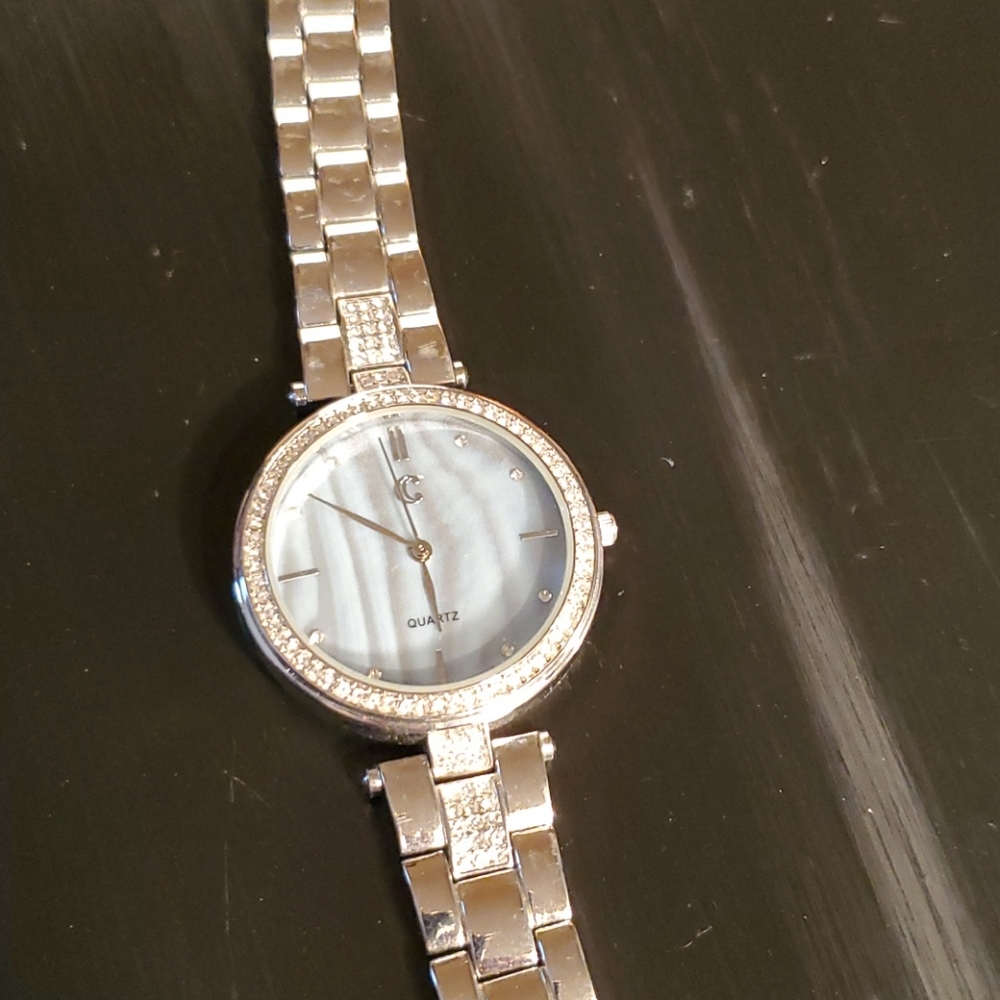 Silver watch